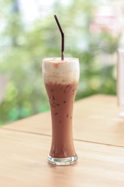 Ice coffee caramel