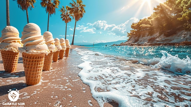 Ice Cream on the Beach