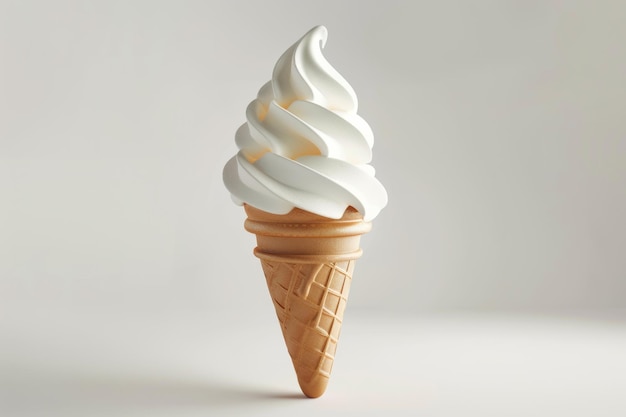 Ice Cream Cone With Scoop of Ice Cream