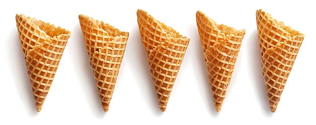 Photo ice cream cones are a popular ice cream