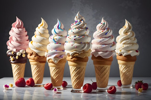 Ice cream cones