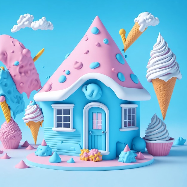 Ice cream house