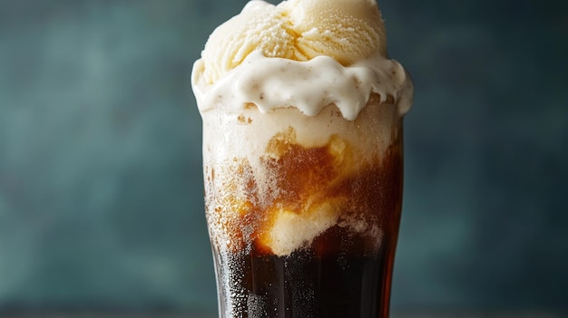 Photo ice cream soda