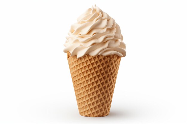 Ice Cream on white background