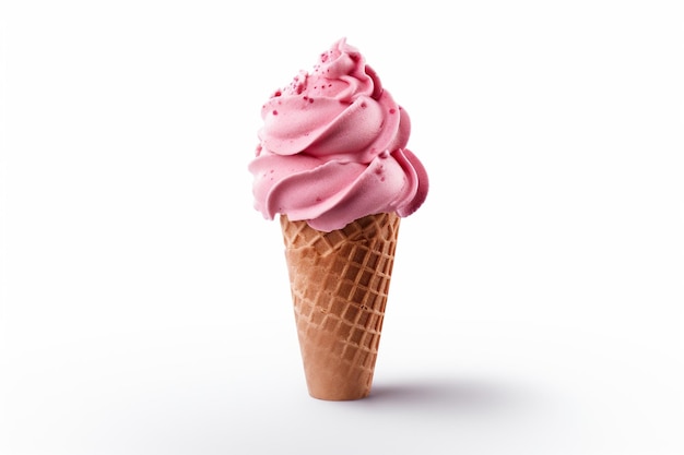 Ice Cream on white background