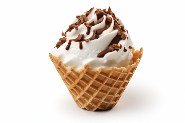 Ice Cream on white background