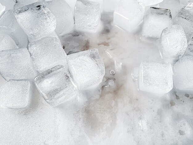 Ice cubes background, ice cube texture or background It makes me feel fresh and feel good,