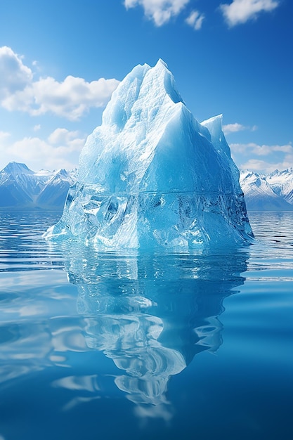 ice floes HD 8K wallpaper Stock Photographic Image