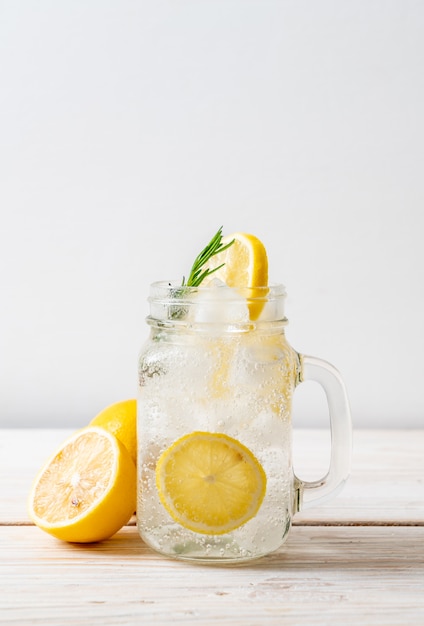 ice lemonade soda