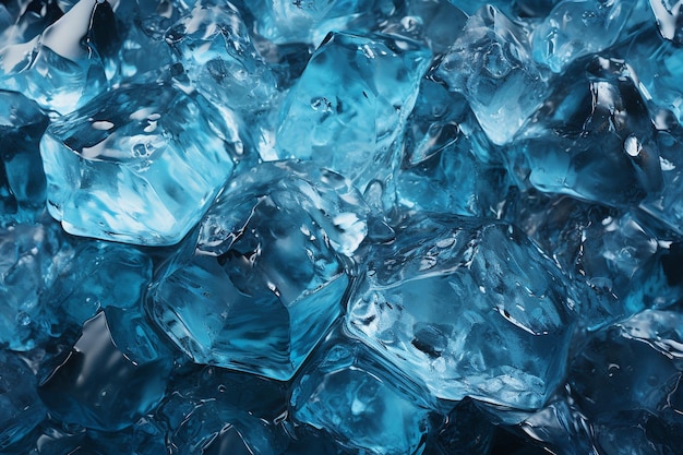 Ice Shapes Background