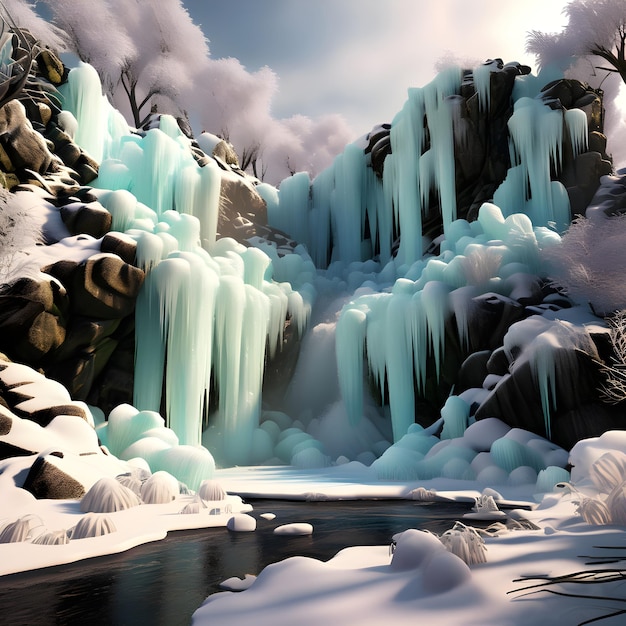 ice waterfall