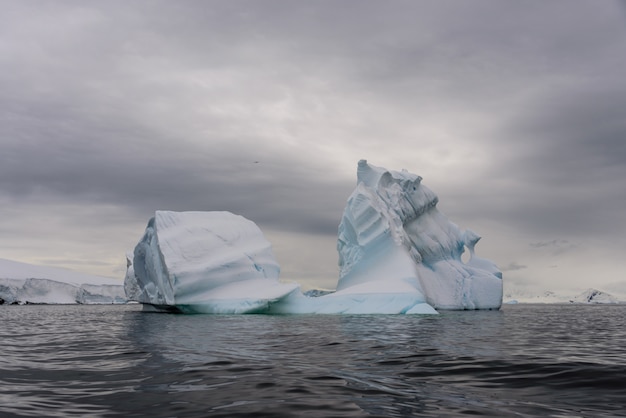 Iceberg in Antarctic sea