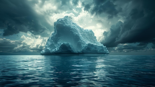 iceberg in the ocean