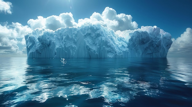 iceberg in the ocean