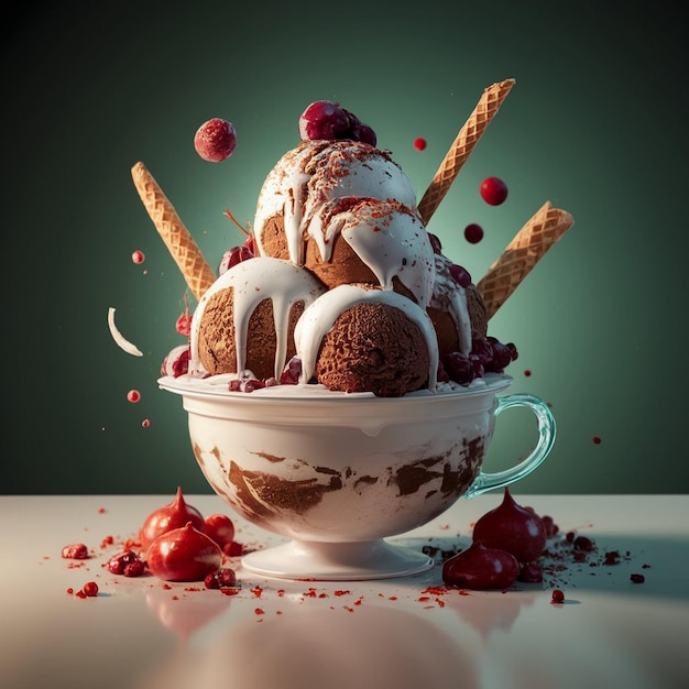 Photo icecream photography