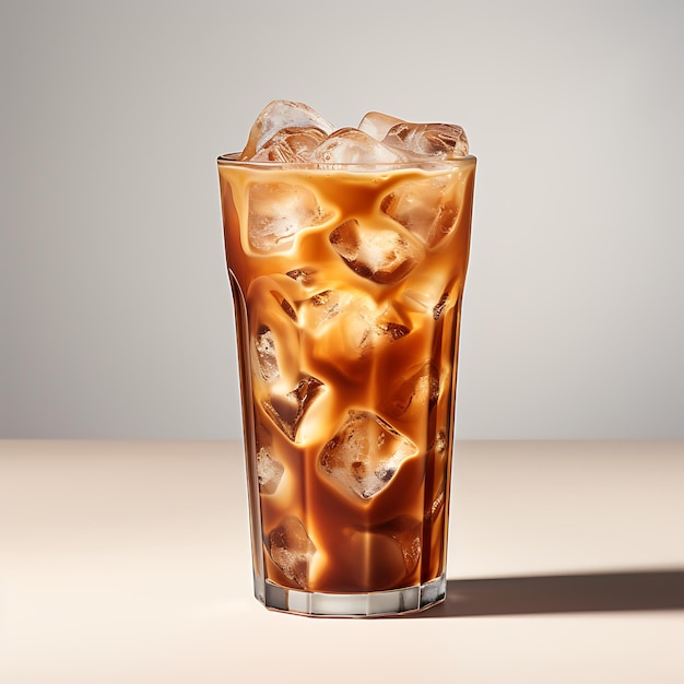 Iced Coffee With Cream Milk Perfect For Drink Catalog