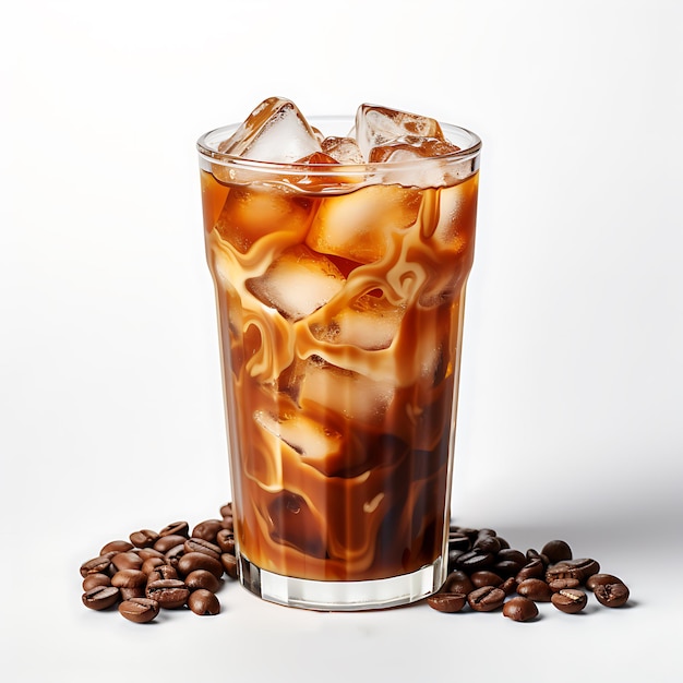 Iced Coffee With Cream Milk Perfect For Drink Catalog