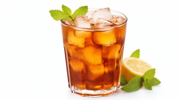 Iced Tea isolated on white background