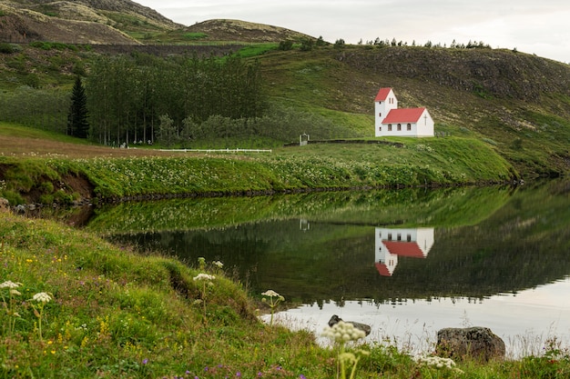 Iceland landscape of beautiful plains