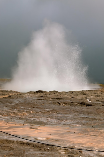 Iceland Strokkur Geyser Eruption