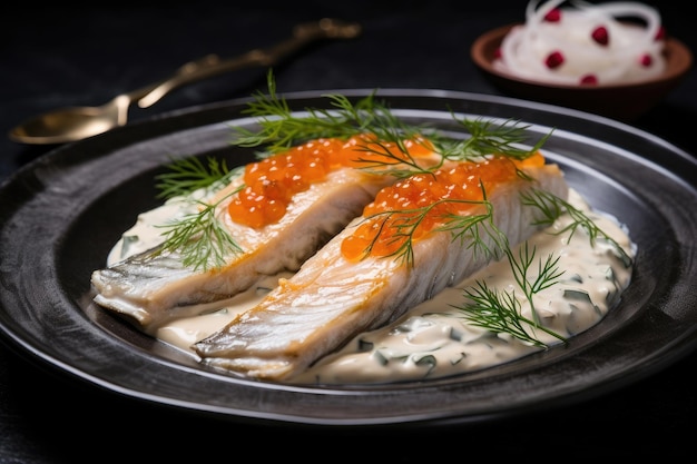 Icelandic herring in spicy salting