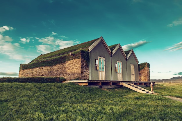 Icelandic turf houses