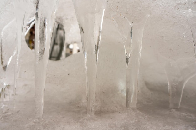 icicles frozen water