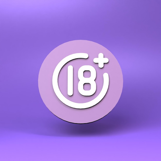 Icon 18 3d render illustration