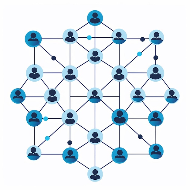 Icon Representing Business Networking