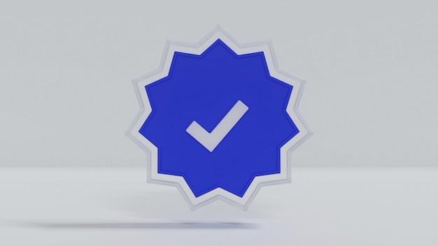 icon verified 3d