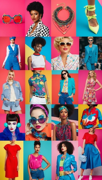 Iconic 80s Fashion Images for Retro Style