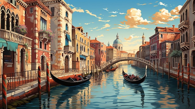 the iconic canals of Venice