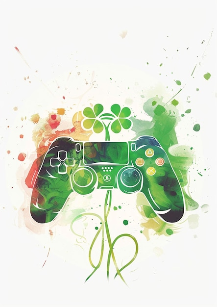 Photo iconic game controller through the ages