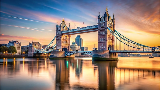 Iconic London landmarks London Eye Big Ben Tower Bridge