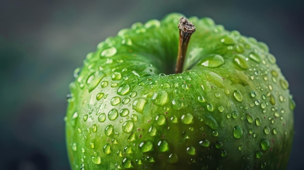 Ideal fresh green apple