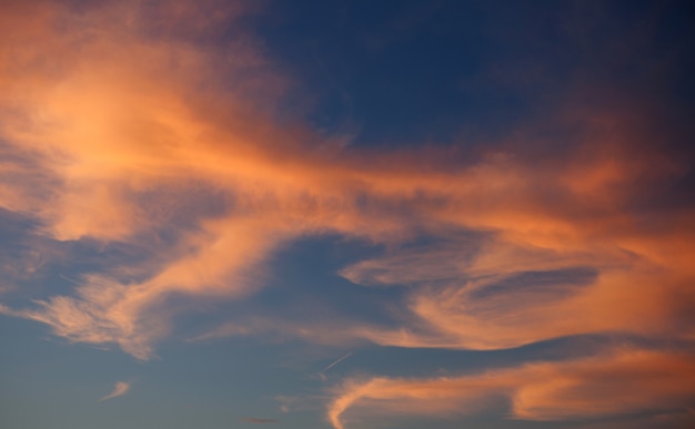 Idyllic red sky  