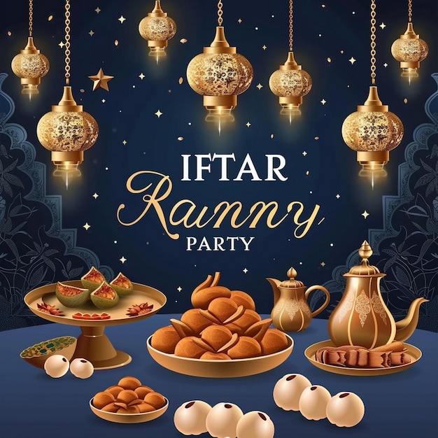 Iftar party greeting card iftar party flyer ramadan kareem background ramadan wallpaper