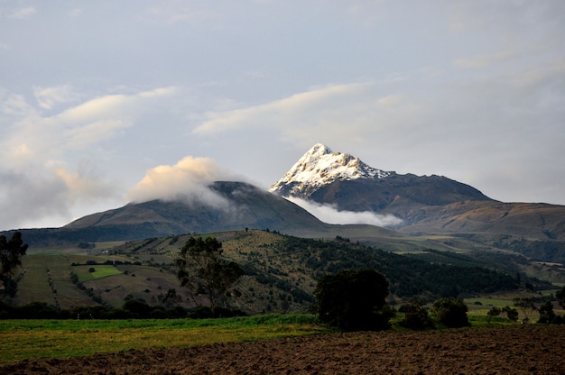 Ilinizas volcano in Ecuador