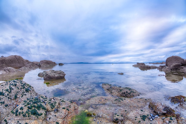 Illa de Arousa rocky beach