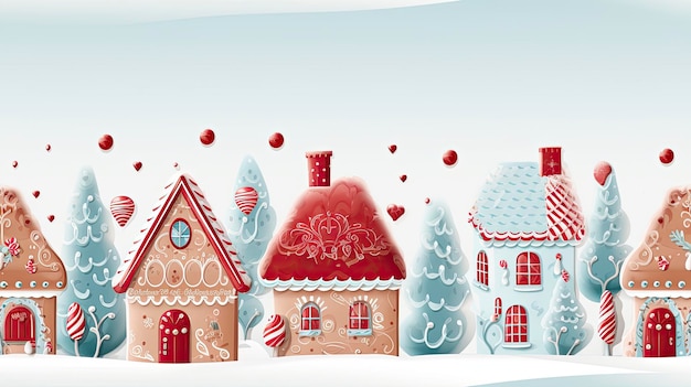 illstration banner of Gingerbread Christmas games