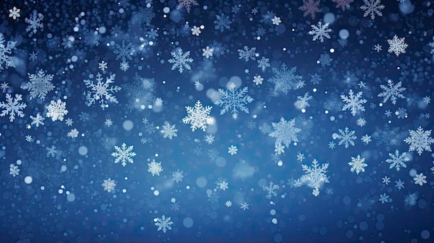 illstration banner of Snowflakes Christmas vacation