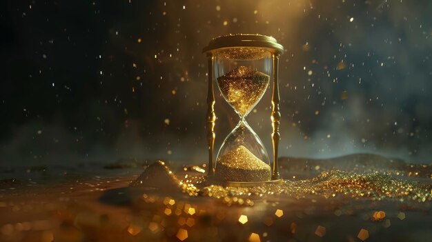 The Illuminated Hourglass A Timeless Portal to Knowledge