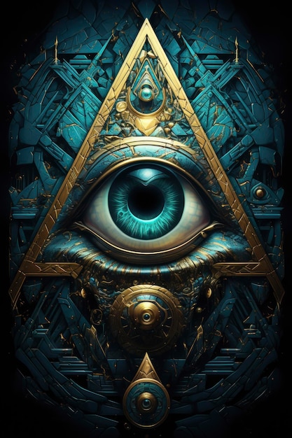 Illuminati symbol illustration