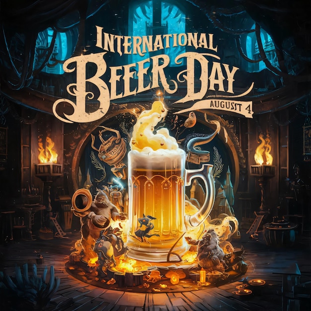 Illustrating the Global Cheers of International Beer Day