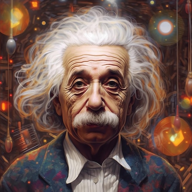 illustration of Albert Einstein