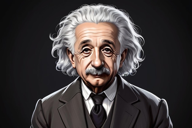 Illustration of Albert Einstein