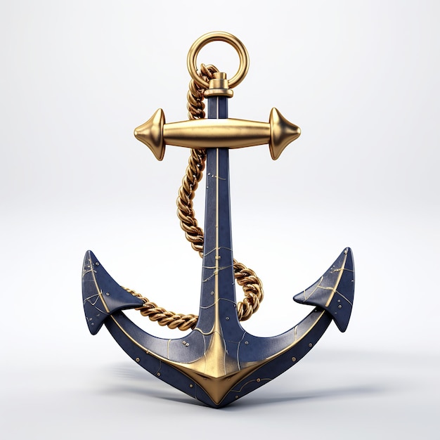 illustration of Anchor3D rendering of a classic anchor symbolizin