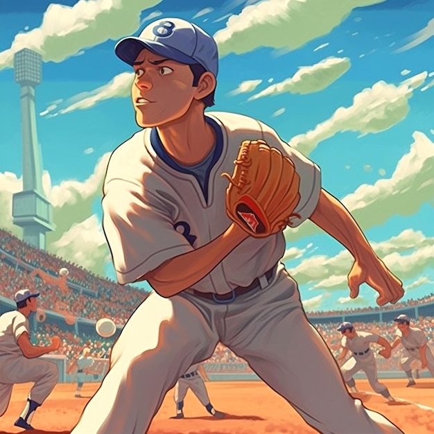 illustration of baseball