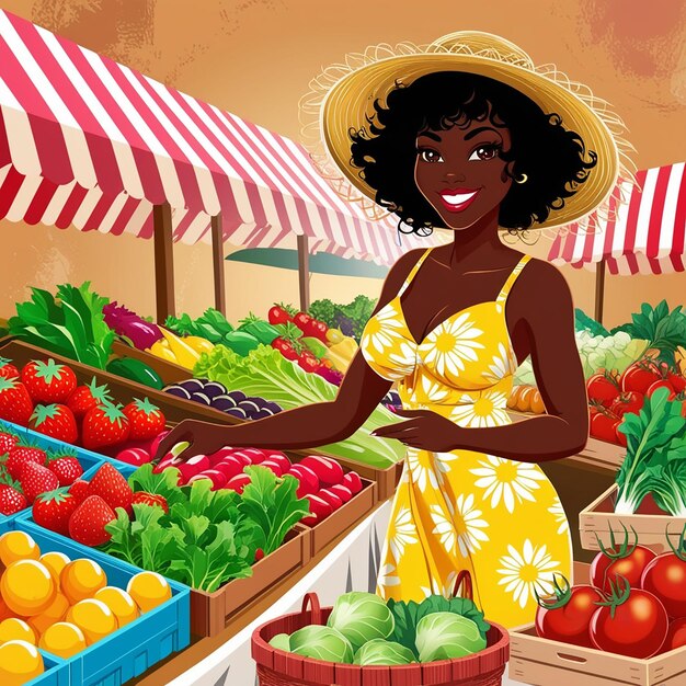 Photo illustration of black people shopping diverse and inclusive visual representation