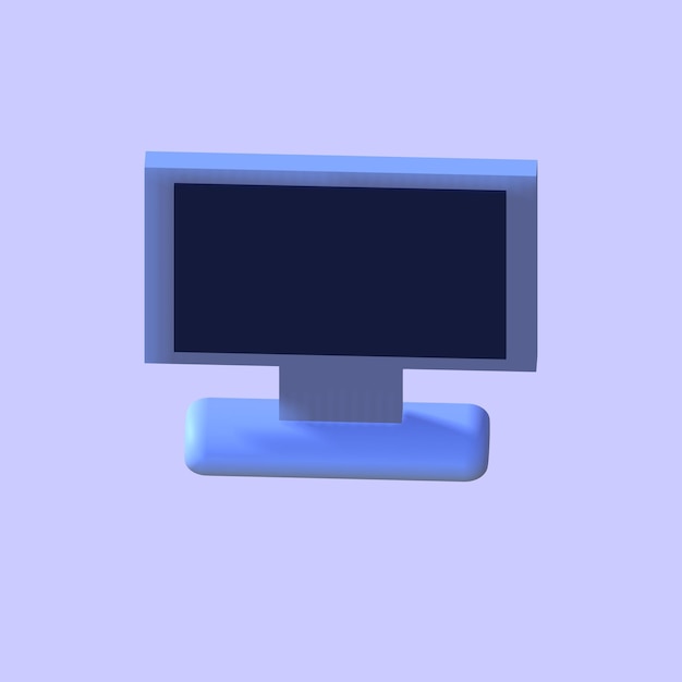 Illustration of computer icon Illustration of Monitor icon with transparent background